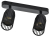 Светильник 4208 2хGU10 настенно-потолочный черн. IEK LT-USB0-4208-GU10-2-K02