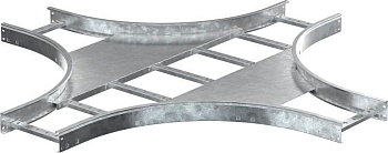 Ответвитель для лотка Х-образ. 100х400 R600 HDZ LESTA IEK CKR05-4-100-400-HDZ