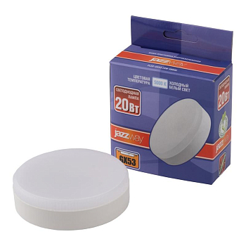 Лампа светодиодная PLED-GX53 20Вт 5000К холод. бел. GX53 JazzWay 5065345