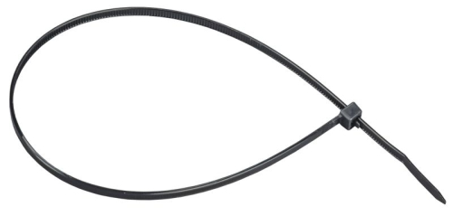 Хомут 4.8х370мм P6.6 съемный черн. (уп.100шт) IEK UHH13-D048-370-100-K02
