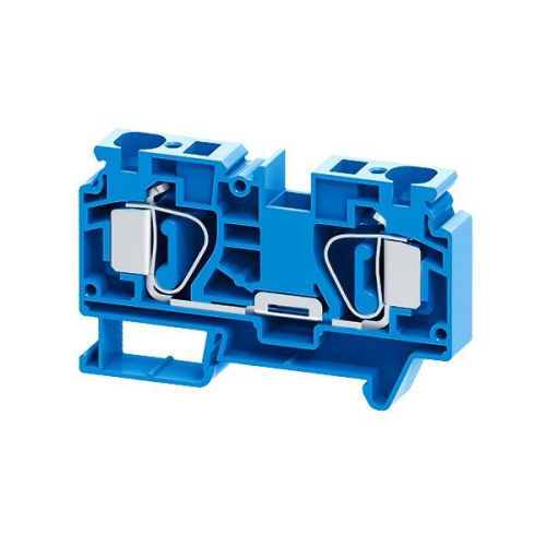 Клемма проходная пружинная OptiClip CSC-16-I-BU-76A-(1.5-16) син. КЭАЗ 289720