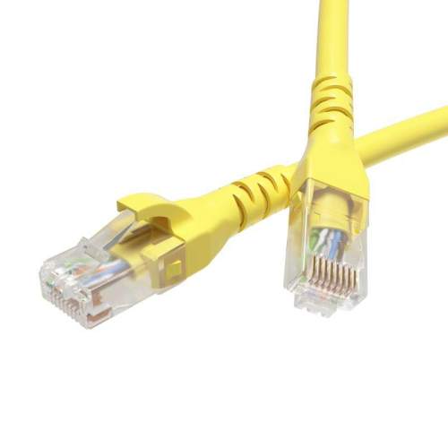 Патч-корд неэкранированный CAT6A U/UTP 4х2 LSZH 1м желт.  DKC RN6AUU4510YL