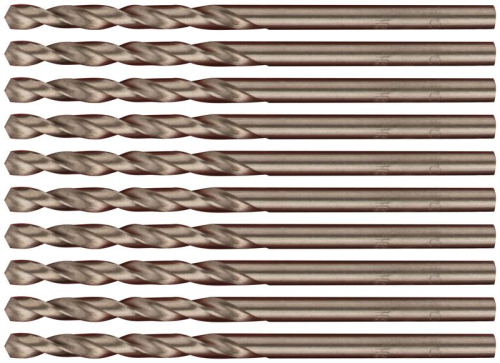 Набор сверл по металлу Profi 3.3х65мм с кобальтом 5проц. (уп.10шт) Cutop 48-33-10