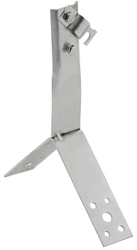 Держатель проводника круглого 6-10мм конька винт. H=80мм нерж. сталь IEK ZDP80-20-4-16-80