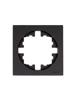 Рамка 1-м OSEN горизонт. квадрат черн. бархат LEZARD 743-4200-146
