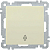 Переключатель проходной 1-кл. СП BOLERO 10А IP20 ВС10-1-2-Б механизм крем. IEK EVB12-K33-10