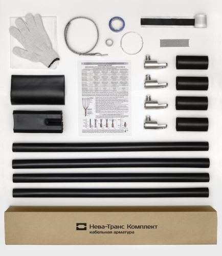 Муфта кабельная концевая универс. 1кВ 1ПКВ(Н)ТпбН-4х(35-50) с болт. наконечн. Нева-Транс Комплект 22020146