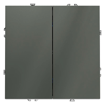 Выключатель 2-кл. СП S70 10А механизм титан Voltum VLS020106
