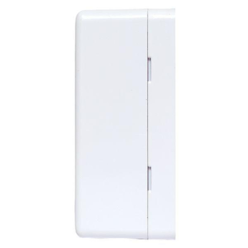 Корпус розетки настенной на 2 модуля Keystone со шторками и маркерами бел. TERACOM PRO EKF TRP-EBOX-2KSTN-WH