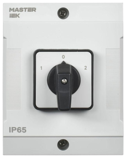 Переключатель кулачковый 40А (сх. 53) в боксе стандартная рукоятка IEK MI-CS20-040-053