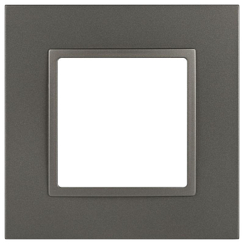 Рамка 1-м Elegance 14-5011-16 Classic для розеток и выключателей титан Эра Б0065823