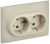 Розетка 2-м SKANDY 16А с заземл. защ. шторки в сборе SK-R07B беж. IEK SK-R24-16-K10-F Розетка 2-м SKANDY 16А с заземл. защ. шторки в сборе SK-R07B беж. IEK SK-R24-16-K10-F