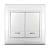 Выключатель 2-кл. СП Севиль 10А IP20 с подсветкой бел. UNIVersal С0123