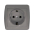 Розетка 1-м ОП Клио 16А IP44 с заземл. сер. UNIVersal К2228-Gr Розетка 1-м ОП Клио 16А IP44 с заземл. сер. UNIVersal К2228-Gr