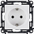 Розетка 1-м СП Valena Life 16А IP20 250В 2P+E винт. клеммы механизм бел. Leg 753425