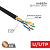 Кабель витая пара U/UTP кат.5E PE 4PR 24AWG OUTDOOR SOLID черн. (уп.305м) РФ Rexant 01-0045-R