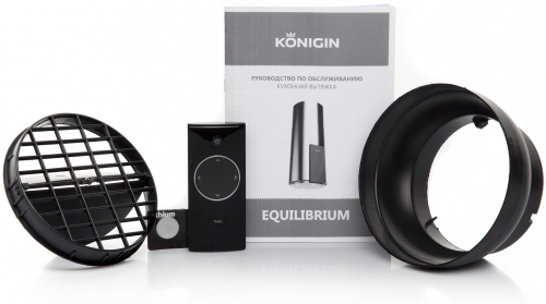 Кухонная вытяжка Konigin Equilibrium White Glass