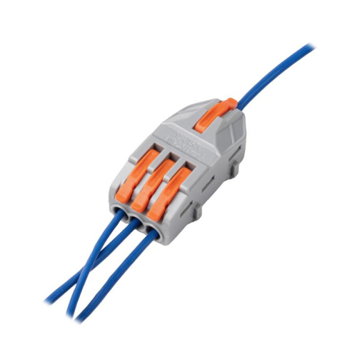 Клемма монтажная СМК PTC-1P 4213 BL/3 450В 32А 0.08-2.5(4.0)кв.мм JazzWay 5073746
