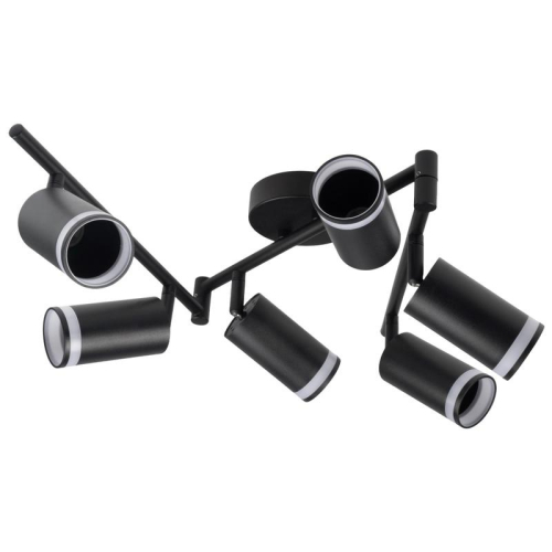 Светильник PCL-0306 6xGU10 IP20 230В BL настен./потолочн. декор. под лампу JazzWay 5066601