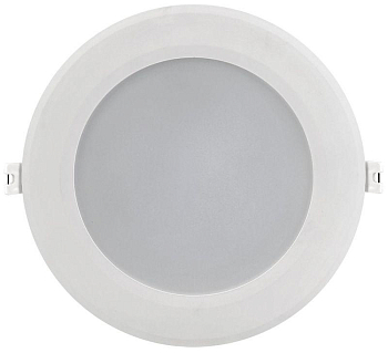 Светильник светодиодный ДВО 1715 15Вт 4000К IP40 даунлайт встраив. круг бел. IEK LDVO0-1715-15-4000-K01