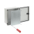 Панель монтажная для цельного навесного шкафа из фибергласа 600х400мм метал. DKC CN5064MP