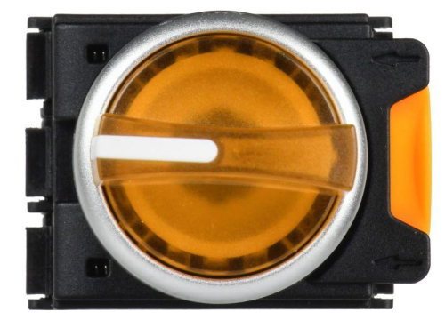 Переключатель 3 полож. 2НО с подсветкой желт. MASTER IEK MI-SW60-20XD-4-14-3-K05