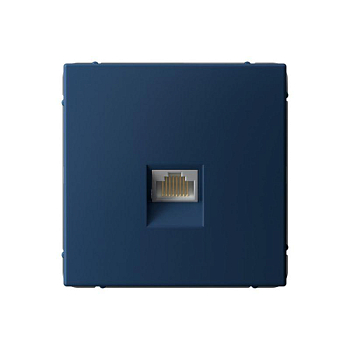 Розетка компьютерная ArtGallery RJ45 кат.5E механизм аквамарин SE GAL001183