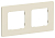 Рамка 2-м СП FLITE РУ-2-К-ФлСл сливочный IEK FI-M22-32-20-K86