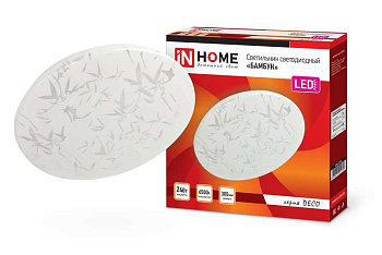 Светильник светодиодный DECO БАМБУК 24Вт 6500К 2160лм 230В 330х55мм IN HOME 4690612025230