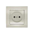 Розетка 1-м СП Бриллиант 16А IP20 без заземл. сл. кость UNIVersal 7948806