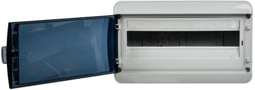 Корпус КМПн-18 TEKFOR IP65 черн. прозр. дверь пластик. IEK TF5-KP72-N-18-65-K03-K02