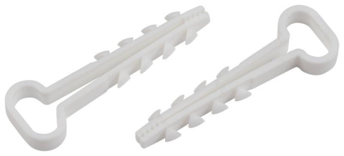 Дюбель-хомут 5-10мм для плоского кабеля NO-224-563 бел. (уп.10шт) Эра Б0066250