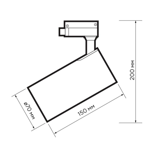 Светильник светодиодный трековый PTR 0730 Food Meat 30Вт IP40 24град. WH бел. Pro+ JazzWay 5026629