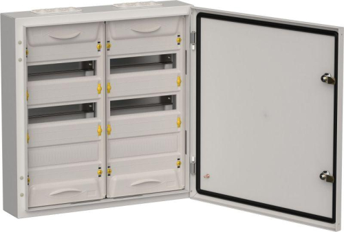 Корпус ЩРн-72 (2х36) TITAN 5 585х570х140 IP54 метал. сер. IEK TI5-50-N-2X036-54-7035