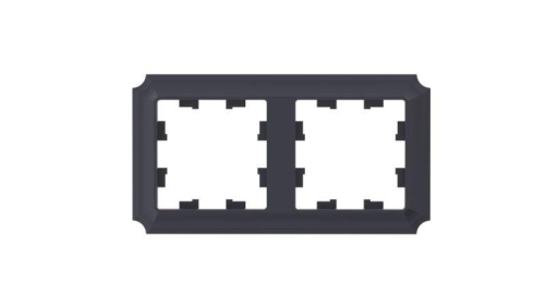 Рамка 2-м AtlasDesign Antique универс. карбон SE ATN101002