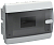Корпус ЩРВ-П-8 UNION Compact IP41 черн. прозр. дверь пластик. IEK UIC-KP12-V-08-41-K01
