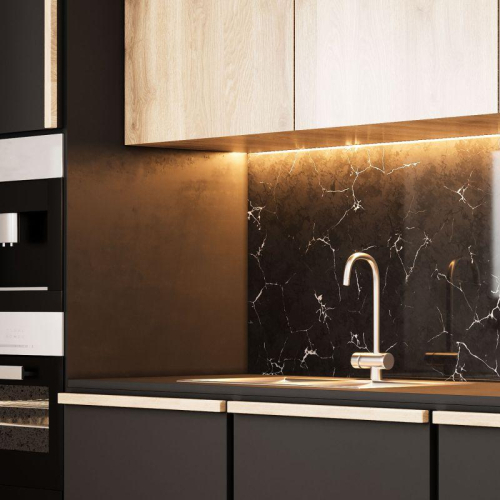 Лента светодиодная Black 2835/120-SMD 6.5Вт/м 3000К тепл. бел. IP20 600лм/м 24В (блист.5м) GAUSS 312000165