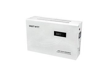Стабилизатор напряжения настенный SMARTWATT AVR SLIM 8000RW 4512020310009