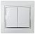 Выключатель 2-кл. СП Plano 10А IP20 1Э-104-01 250В бел. Intro Б0038825