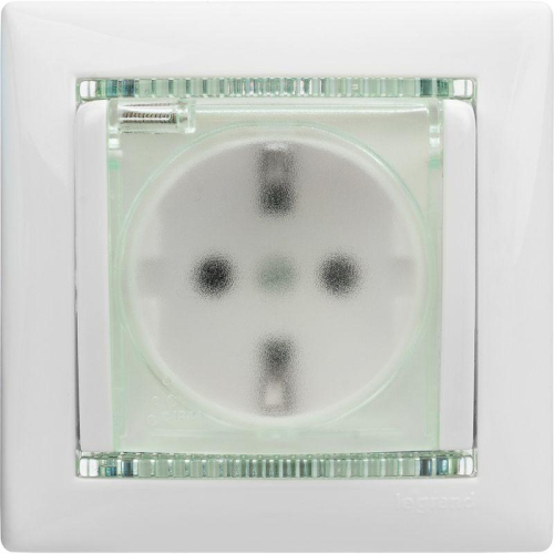 Рамка 1-м Valena бел./крис. Leg 774461