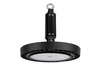 Светильник светодиодный ДСП IB 11 S 150W VW 850 HT BK CL 298х298х156мм 150Вт 5000К IP65 High Bay подвесной с закален. стекл. черн. Русский Свет 16091124365