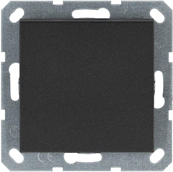 Кнопка звонка 1-кл. 10А IP20 механизм антрацит Jasmart G3010B