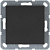 Кнопка звонка 1-кл. 10А IP20 механизм антрацит Jasmart G3010B
