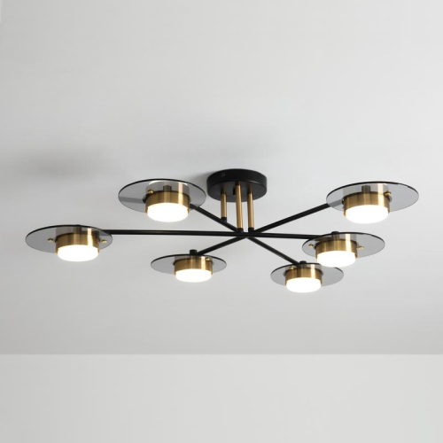 Светильник Moon 6х7Вт GX53 IP20 подвесной Freya FR5513PL-06BBZ