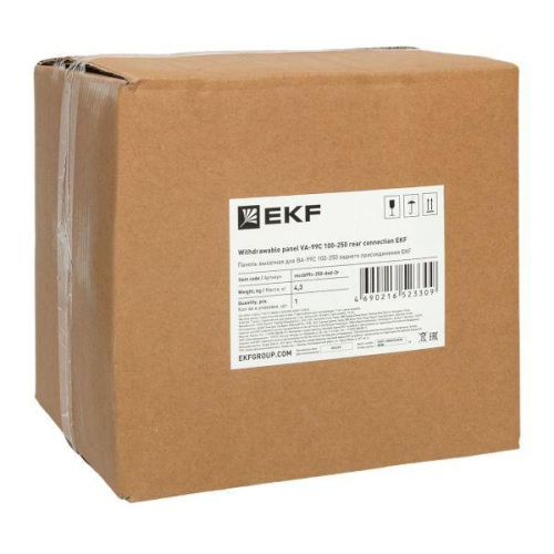 Панель выкатная для ВА-99C 100-250 задн. присоед. EKF mccb99c-250-dod-3r