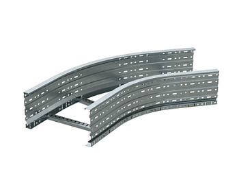 Угол для лестн. лотка горизонтальный 45град. 150х600 R-660 гор. цинк. DKC ULC656HDZ