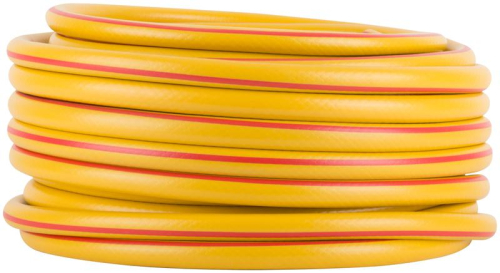 Шланг поливочный трехслойный армированный 1/2дюймх2.0ммх25м желт. КУРС 76315