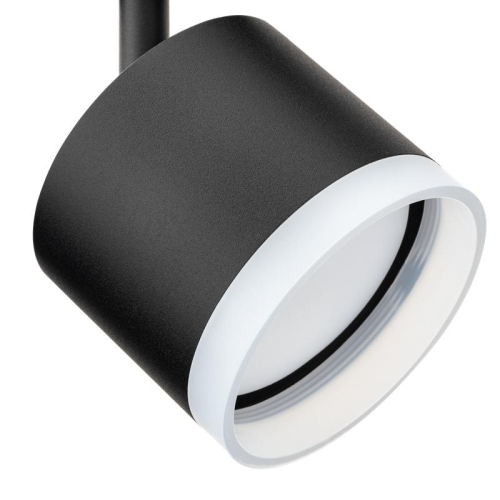 Светильник трековый ARTLINE поворотный 85х85х70мм GX53 230В алюм./пластик. 4кв.м черн. Ritter 59862 0