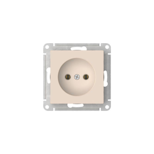 Розетка AtlasDesign 16А без заземл. без шторок быстрозажим. клем. механизм беж. SE ATN000241S