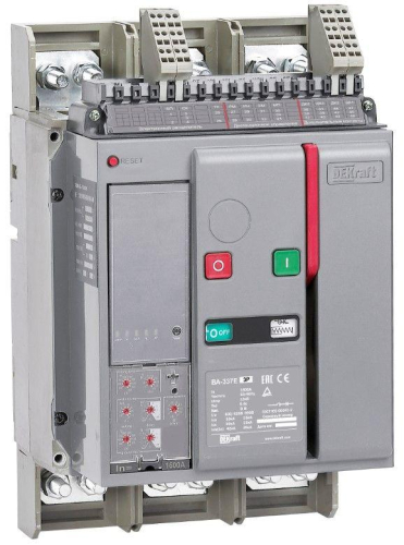 Выключатель автоматический 4п 1250А 50кА ВА-338E электрон. расцеп. DEKraft 22515DEK